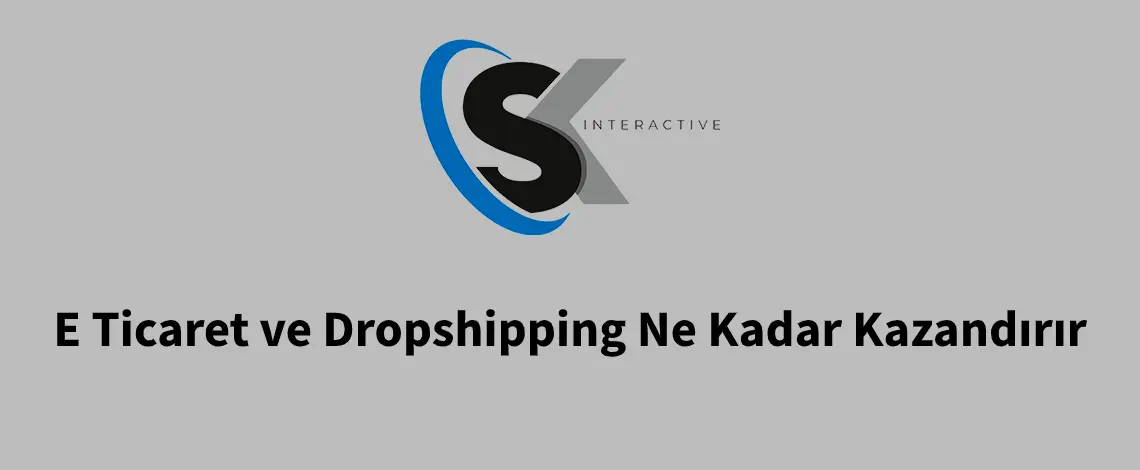 E Ticaret ve Dropshipping Ne Kadar Kazandırır