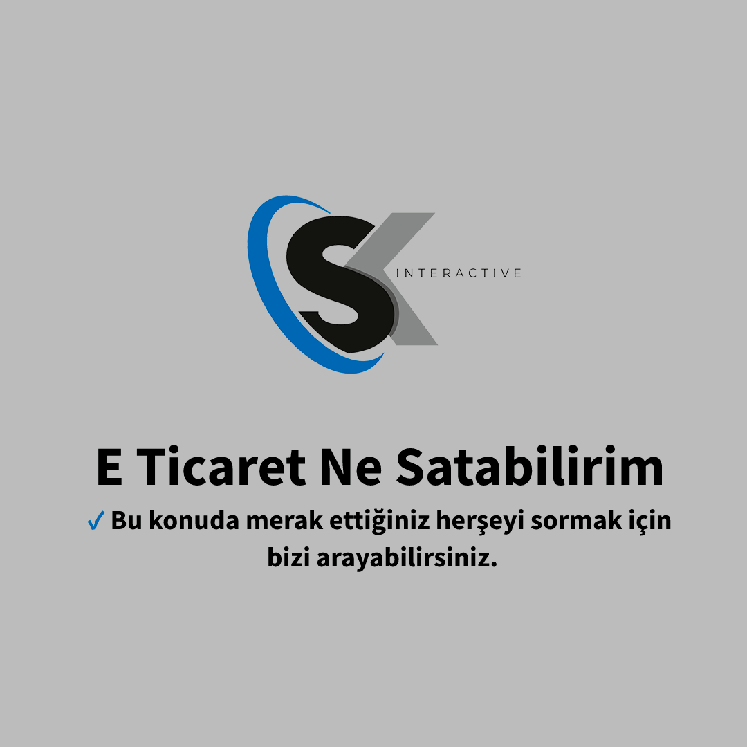 E Ticaret Ne Satabilirim