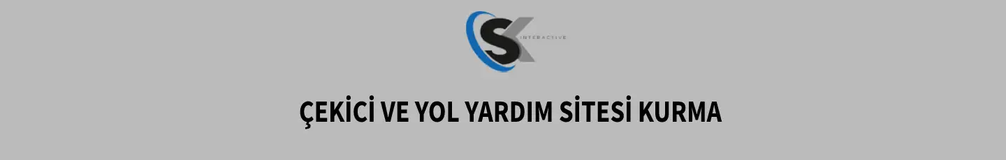 Çekici ve Yol Yardım Sitesi Kurma