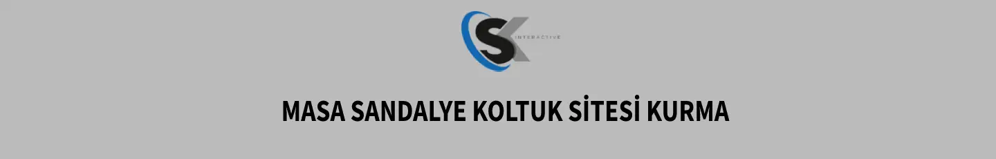 Masa Sandalye Koltuk Sitesi Kurma