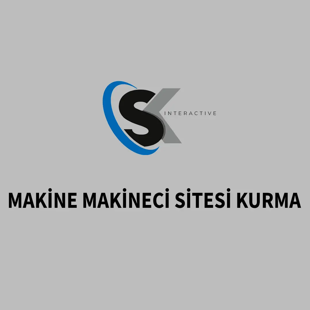 Makine Makineci Sitesi Kurma