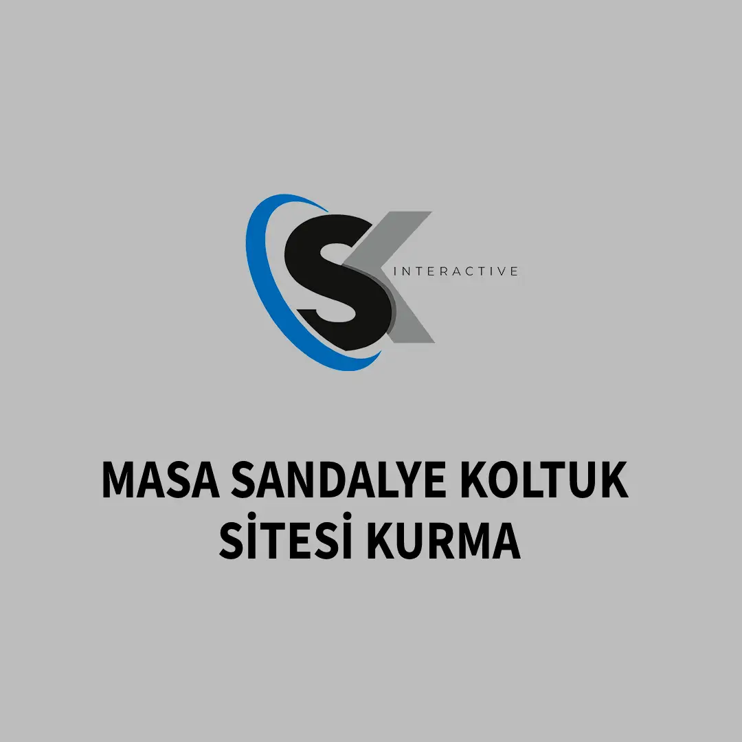 Masa Sandalye Koltuk Sitesi Kurma