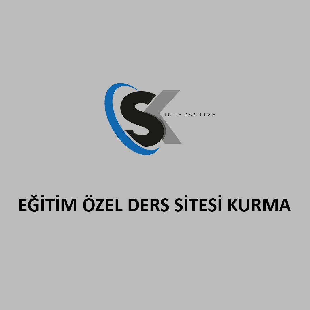 Eğitim Özel Ders Sitesi Kurma